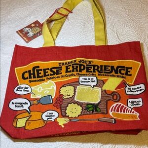 Trader Joe's Red Cheese Experience Tote Bag